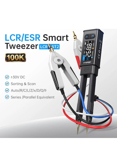 Fnırsı Lcr-st2 100khz Akıllı Cımbız Lcr Esr Metre