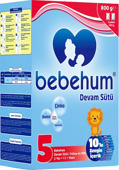 Bebehum 5 Devam Sütü 800 Gr 2 Yaş+