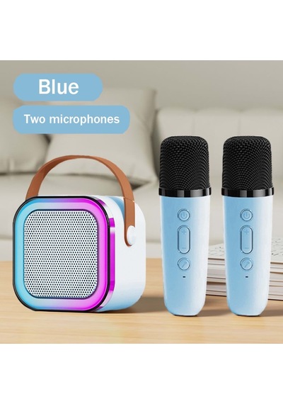 Carboon K12-2 Kablosuz Bluetooth Hoparlör Karaoke Mikrofon 5 Ses Efektli Rgb Hd Müzik Kutusu