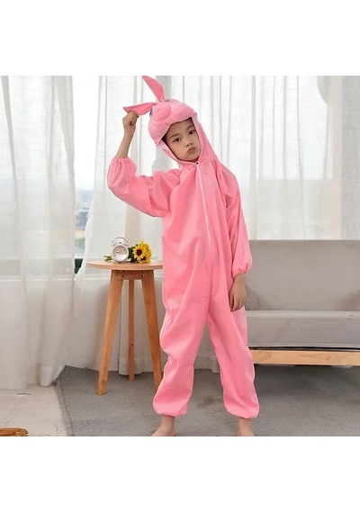 Ers Çocuk Tavşan Kostümü Pembe Renk 2-3 Yaş 80 Cm 38722371