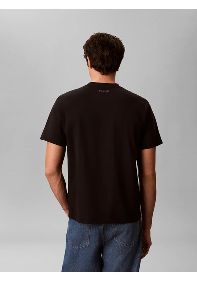 Calvin Klein Ss 20s Calvın Rsrt C, Ub1 Siyah Erkek T-shirt