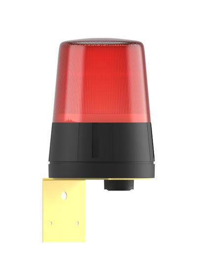 Mesan Ø110 İkaz Lamba Xenon Çakar Buzzer L Montaj Kırmızı 12vdc Ms 888.1.12vdc