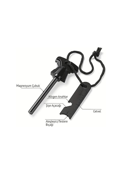Özel Seri Açık Hava Aracı Outdoor Ürünü Doğa Ekipmanı Single Sword Magnezyum Çubuğu Ateş Başlatıcı Çok Renkli