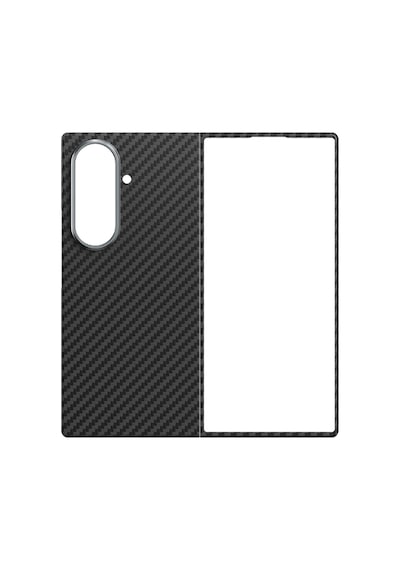 Samsung Galaxy Z Fold 7 Uyumlu Kevlar Magclick Manyetik Kılıf İnce Ve Dayanıklı