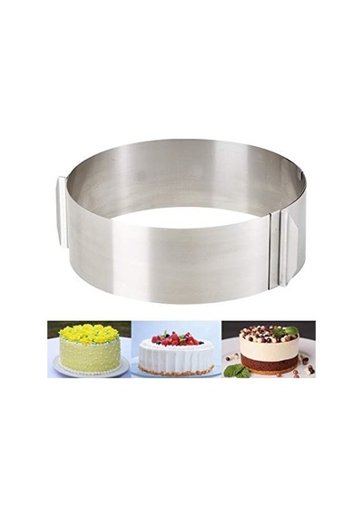 Narkalıp Yuvarlak Ayarlı Kek Kalıb 16-30 CM Derilik 6 CM N01K01