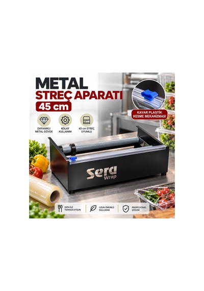Metal Streç Aparatı 45 Cm Streç Film Dispenseri - 921058932