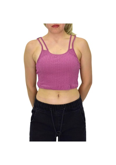 Kadın İp Askılı Pedli Crop 8136 Bgl-st03783 001