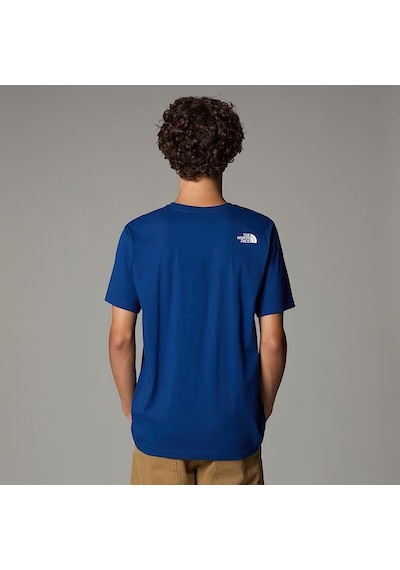 The North Face M Ss Mountaın Lıne Tee Blue BLUE