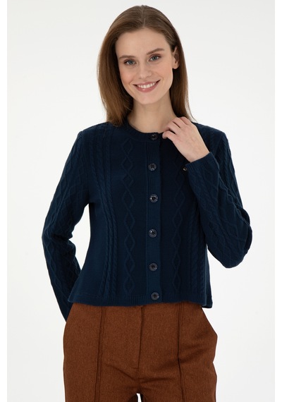 U.s. Polo Assn. Kadın Lacivert Hırka Triko 50297097-vr033 Lacivert