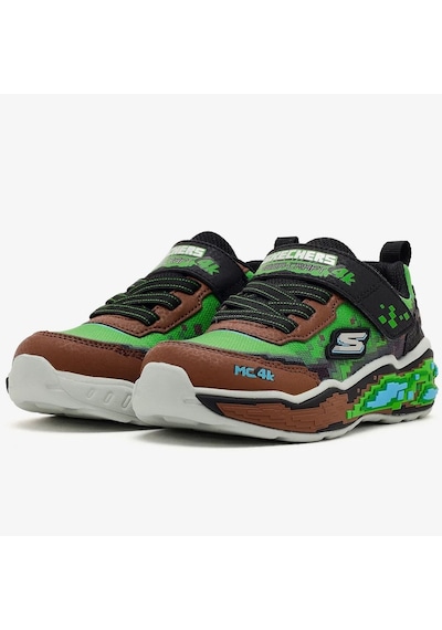 Skechers Megacraft 4k Mega Scene 402162n-brmt Ortopedik Çocuk Spor Ayakkabı Yeşil