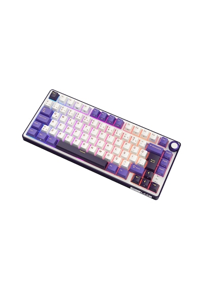 Royal Kludge R75 75% Kablolu Türkçe Gaming Klavye Beyaz-mor