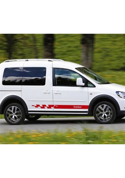 Volkswagen Caddy Yan Kapı Ve Arka Kapı Sticker Etiket Modeli