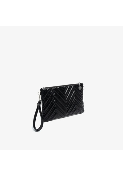 Portföy Çantası Kadın Silver Polo Sp1250-m211 Sılver Polo Portföy & Clutch Kırışık Siyah-kırışık Siy
