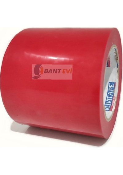 Yer Işaretleme Bandı Kırmızı 10Cm X 30Metre