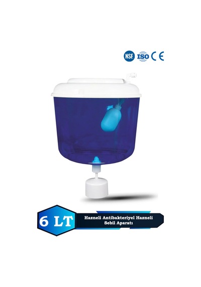 Sumarkt Su Arıtma Cihazları Ve Sebiller Için 6 Litre Hazneli Sebil Üstü Aparat