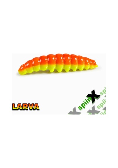 Spıınx Larva Silikon Yem 35mm 14lü Peynir Aromalı Renk: Fıre Tıger 10