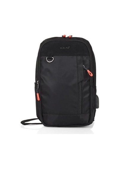 Ççs 71296 Usb Çapraz Omuz Çantası Siyah