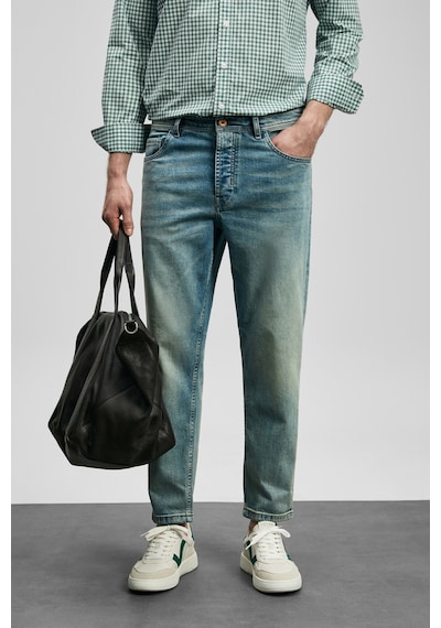 Lufian Davıd Smart Jean Erkek Pantolon Slim Fit Yeşil Yeşil 111200237100600