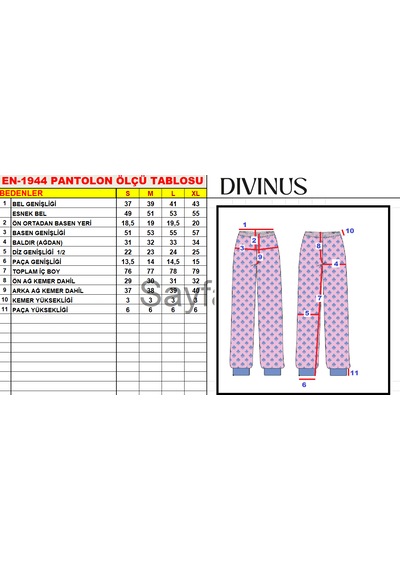 Divinus Ayıcık Desenli Patlı Pembe Kadın Pijama Takımı Pembe