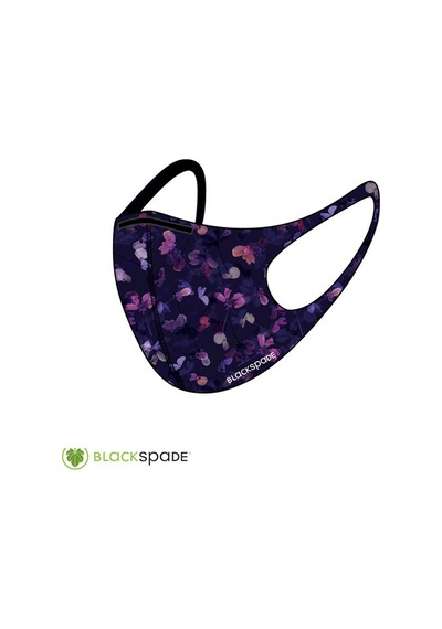 BLACKSPADE Unisex Koruyucu Maske Botanik Desen M