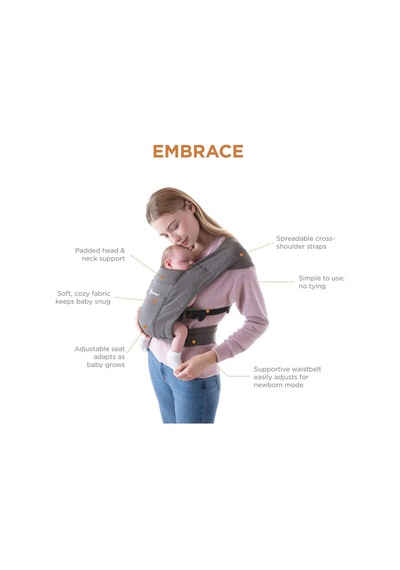 Ergobaby Taşıyıcı | Embrace | Pure Black
