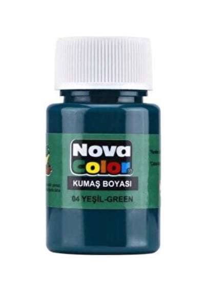Nova Color Kumaş Boyası 35 Cc Yeşil - 4 Adet Yeşil