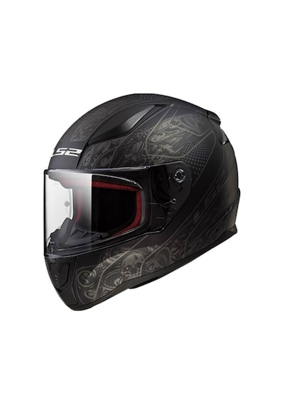 Ls2 Rapıd Crypt Mat Siyah Full Face Motosiklet Kaskı