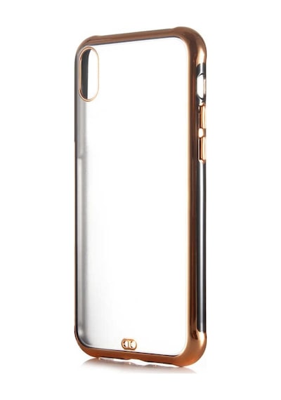 Apple Uyumlu iPhone XS Max 6.5 Kılıf Zore Voit Altın Renk Tasarımlı Kılı