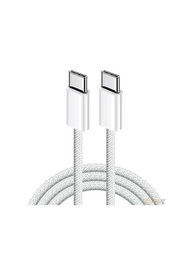 60w Apple İphone Uyumlu 17 / 17 Pro / 17 Air / 17 Pro Max 15 - 16 - Pro - Pro Max Hasır 1 Metre Hızlı Şarj Kablosu Type-c