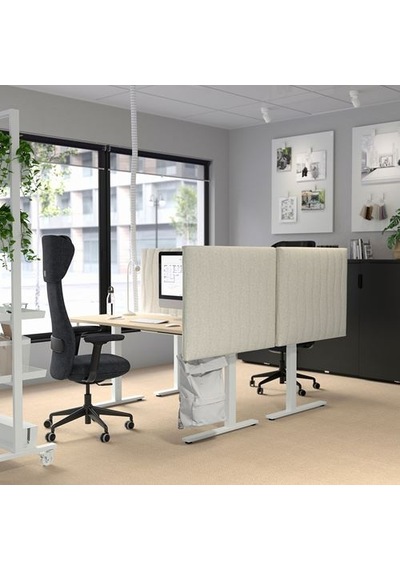 Ikea Mıttzon Çalışma Masası Akustik Panel, Gunnared Bej, 70x72 Cm Ikea Mıttzon Çalışma Masası Akustik Panel, Gunnared Bej, 70x72 Cm