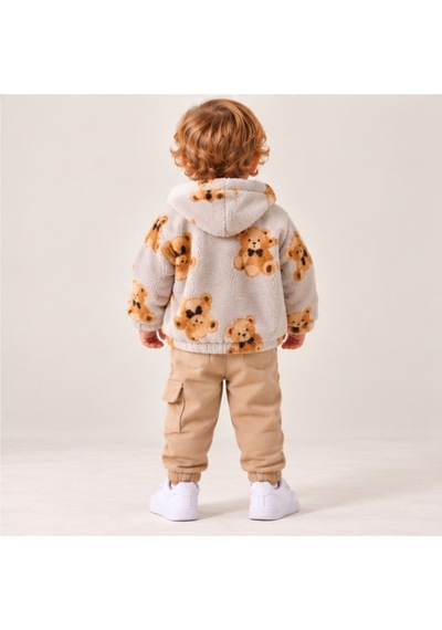 Maxx Kelın Erkek Bebek Welsoft Ayıcık Desenli 2'li Takım Ekru Bej 9-12-18 Ay Ekru-bej Maxx Kelın Erkek Bebek Welsoft Ayıcık Desenli 2'li Takım Ekru Bej 9-12-18 Ay Ekru-bej