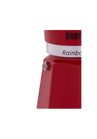 Bialetti Moka Pot Rainbow 6 Cup Kırmızı