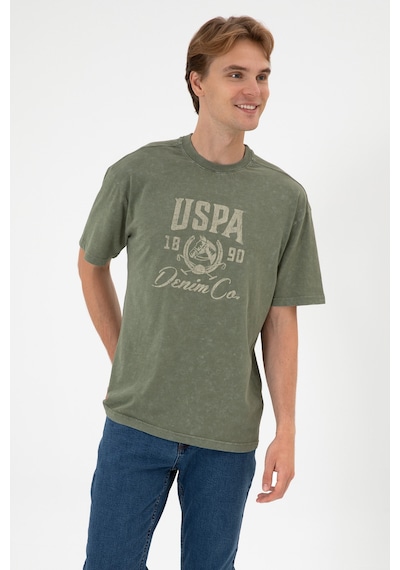 U.s. Polo Assn. Erkek Vizon Tişört 50300228-vr052 Vizon