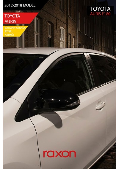 Toyota Aurıs E180 2012-2018 Batman & Yarasa Ayna Kapağı Parlak Piano Black Sport