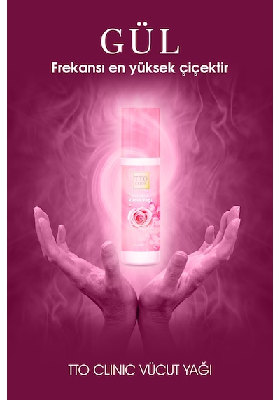 Tto Clinic Gül Özlü Nemlendirici Vücut Yağı 200 ML