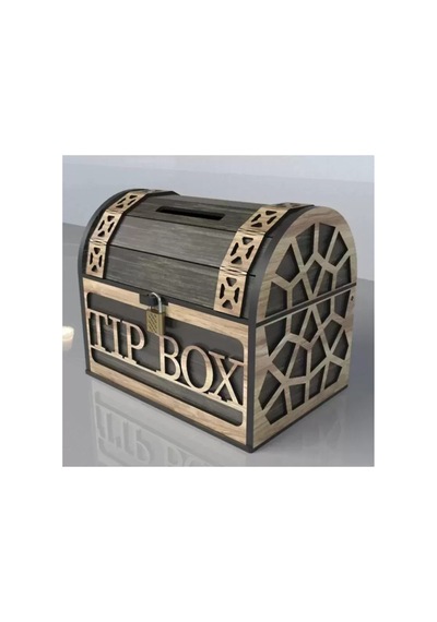 Klitli Tip Box Bahşiş Kutusu Ve Kumbara Sandık Tipi Tipbox Cn