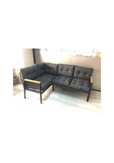Miami Melisa 2+2 Köşe Yön Değiştirilebilir Koltuk Takımı Balkon-bahçe-kafe-mutfak-takımı Antrasit Miami Melisa 2+2 Köşe Yön Değiştirilebilir Koltuk Takımı Balkon-bahçe-kafe-mutfak-takımı Antrasit