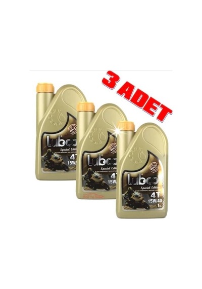 Lubco 4t 15W-40 4 Zamanlı Motosiklet Yağı 1 L x 3 1 L N11.3425