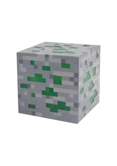 Minecraft Cevheri Taşınabilir Şarjlı Yeşil Pilli Led Gece Lambası Yeşil