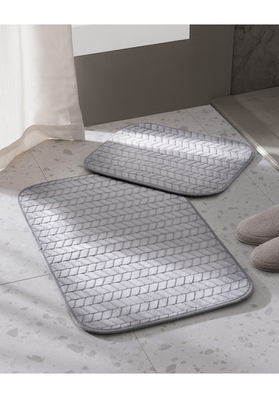 Madame Coco Diğer Norris Banyo Paspası - Açık Gri 8684427046982 Gri