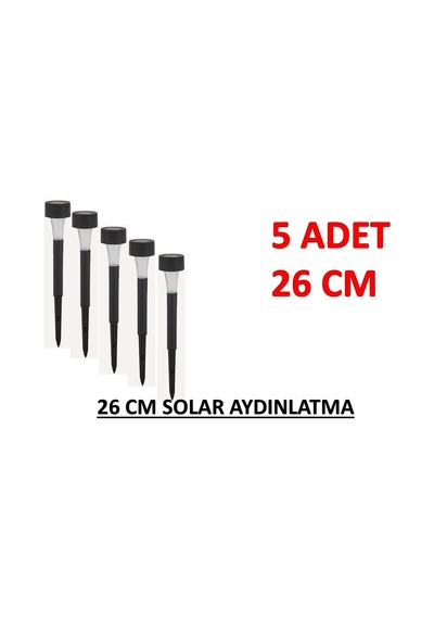 5 Li Solar Aydınlatma Bahçe Aydınlatma