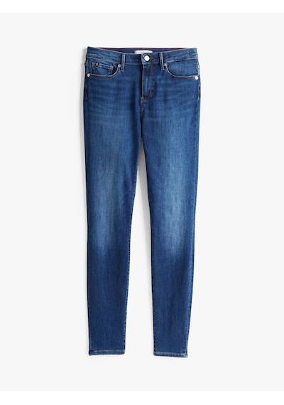 Tommy Hilfiger Como Mıd Rıse Skınny Kadın Lacivert Kot Pantolon
