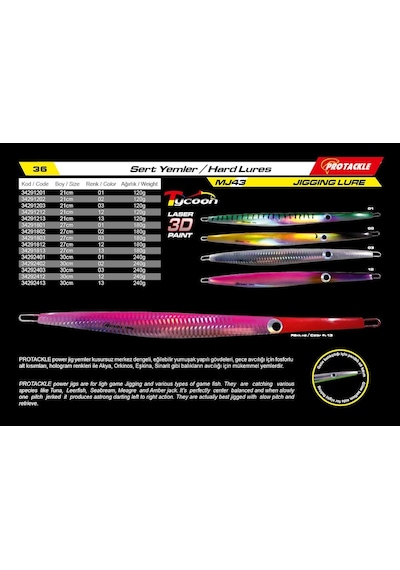 Protackle Mj43 Jig Yem