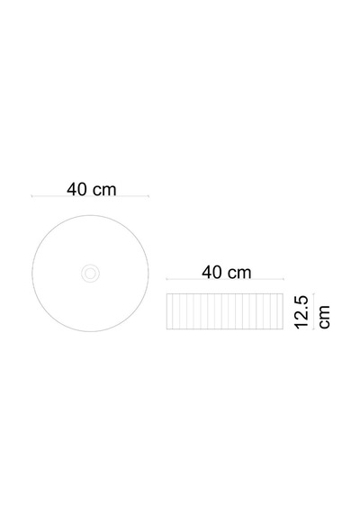 Lena - Tezgah Üstü Mat Füme Lavabo  - E-w1001mf- Diğer