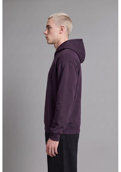 Defacto One Piece Boxy Fit Baskılı Kapüşonlu Sweatshirt H4186ax26aupr148 Mor-pr148