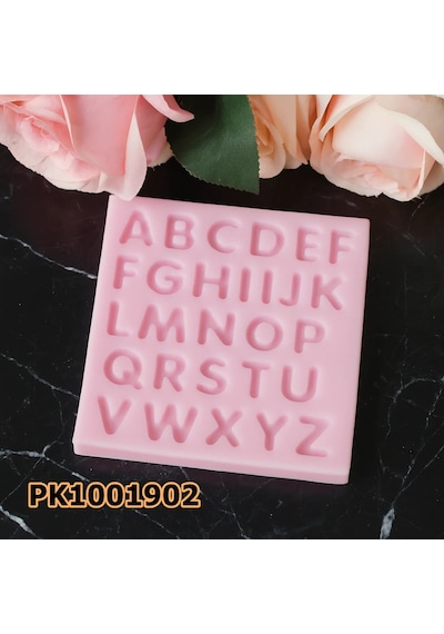 Pk1001902 - Silikon Kalıp Mum Kalıbı - Alfabe 2cm