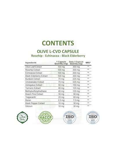 Gökçek Şifa Zeytin L-KVD (Olive L-Kvd Capsule) 60 Kapsül