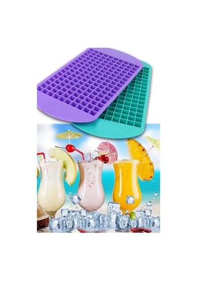 Minik Piramit Şekilli Silikon Buz Kalıbı Mini Buz Kalıbı Piramit Mini Silikon Buz Kalıbı - 1 Adet Si Diğer