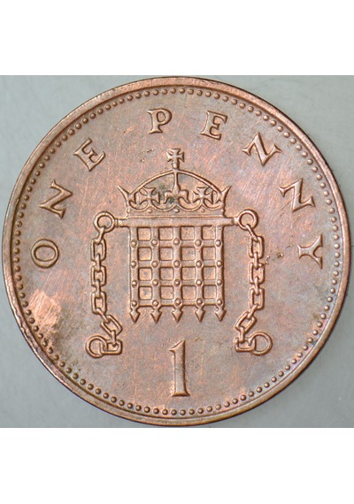 Birleşik Krallık 1 Penny 1996 Kraliçe Iı. Elizabeth. İngiltere.