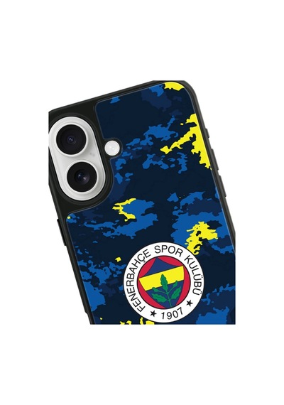 X Dekomus Lisanslı Fenerbahçe Apple iPhone Uyumlu 16 Army Premium Telefon Kılıfı "dekomus Cep Defteri "